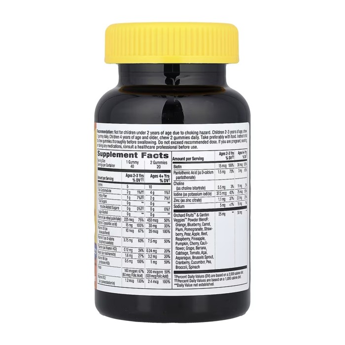 Дитячі жувальні мультивітаміни Alive! без цукру - 40 жувальних цукерок