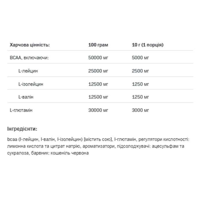 BCAA Max Support Instant - 500 г лимон