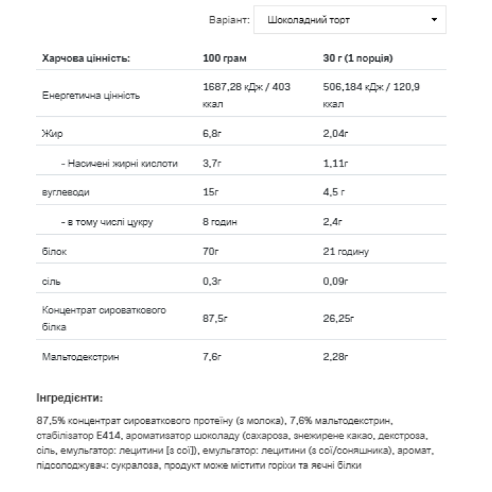 Сироватковий протеїн - 2270 г шоколадної нуги