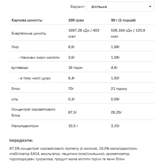 Сироватковий протеїн - 908 г шоколадно-м'ятного смаку