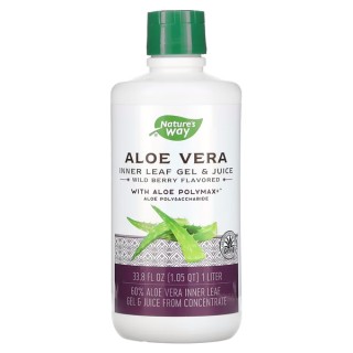 Натуральна добавка Nature's Way Aloe Vera Leaf Gel and Juice, 1 л Лісові ягоди