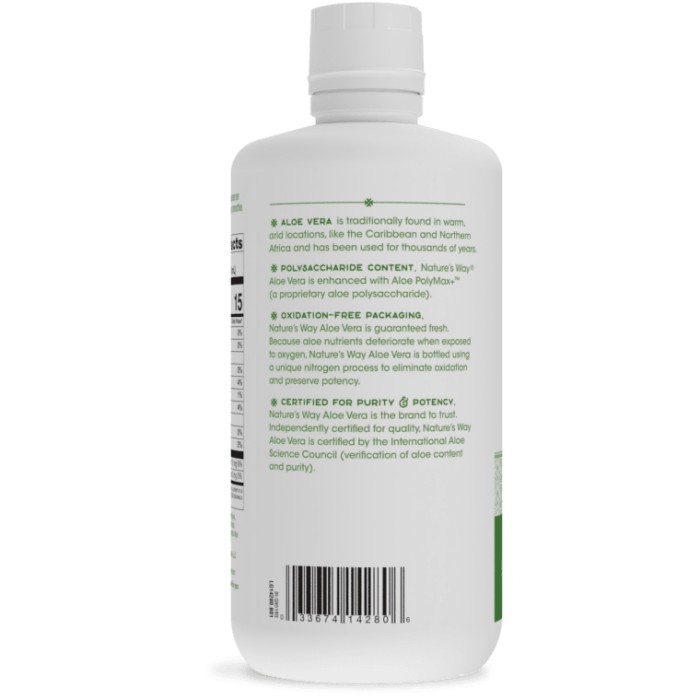 Натуральна добавка Nature's Way Aloe Vera Leaf Juice, 1 л