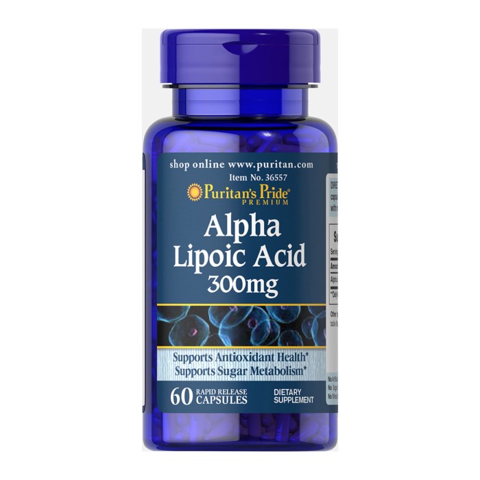 Alpha Lipoic Acid 300mg - 60 caps (Повреждена крышка)