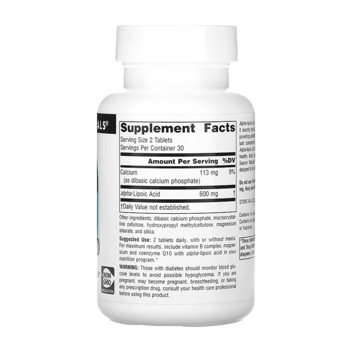 Альфа-ліпоєва кислота 300 мг - 60 таблеток