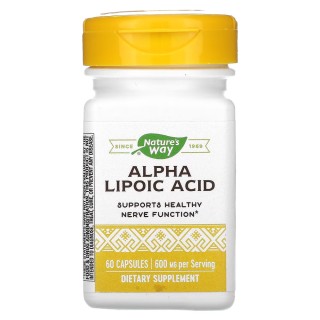 Натуральна добавка Nature's Way Alpha Lipoic Acid 600 mg, 60 капсул
