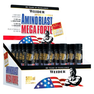 Амінокислота Weider Amino Blast Mega Forte, 20*25 мл - яблуко-вишня