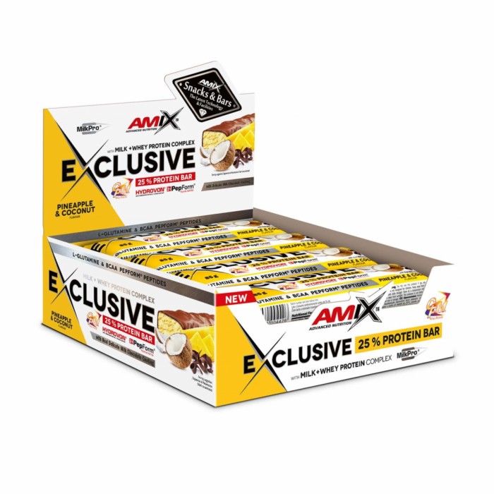 Ексклюзивний протеїновий батончик - 12x85 г Ананас-Кокос