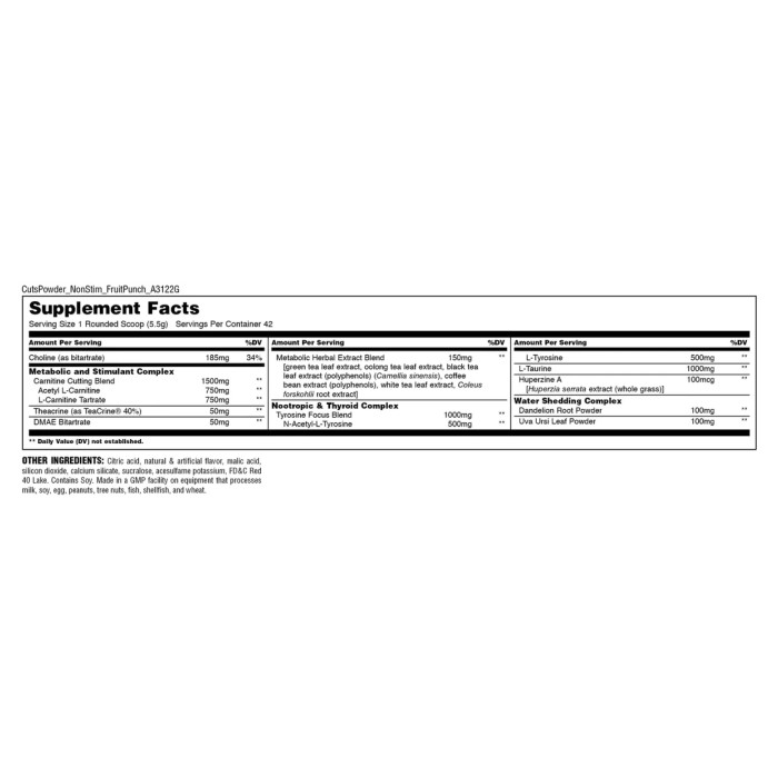 Порошок Animal Cuts NS - 226 г синього льоду