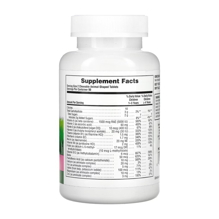 Детский мультивитаминный комплекс - 180 таблеток, арбуз