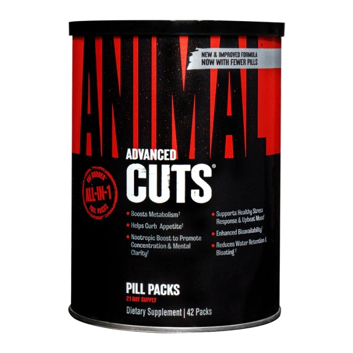 Жироспалювач Universal Nutrition Animal Cuts, 42 пакетика