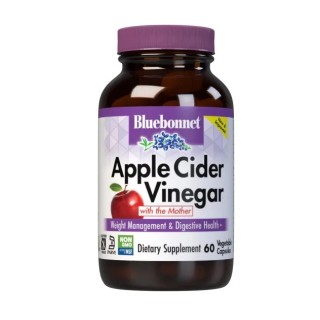 Натуральна добавка Bluebonnet Apple Cider Vinegar, 60 вегакапсул