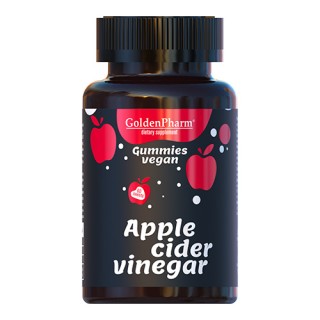 Натуральна добавка Golden Pharm Apple Cider Vinegar, 60 желейок