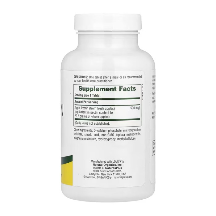 Яблочный пектин 500 мг - 180 таблеток