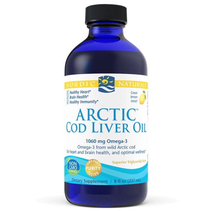Жирные кислоты Nordic Naturals Arctic Cod Liver Oil, 237 мл Лимон