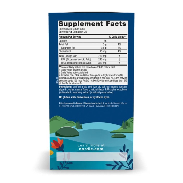 Олія з печінки арктичної тріски - 90 м'яких капсул