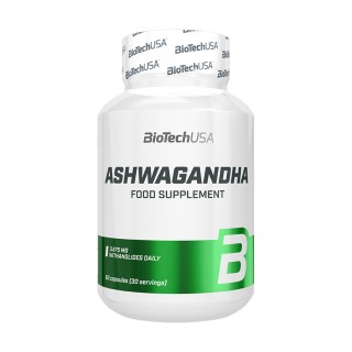 Натуральна добавка BioTech Ashwagandha, 60 капсул