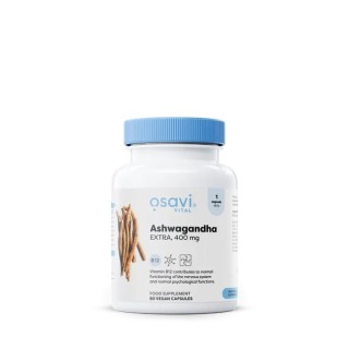 Натуральна добавка Osavi Ashwaganda Extra 400 mg, 60 капсул