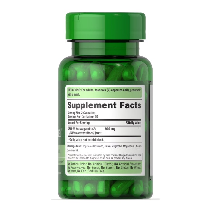 Ашваганда KSM-66 450 мг - 60 капсул