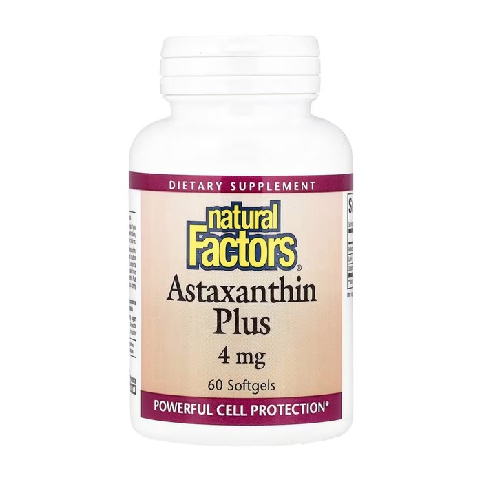 Астаксантин Плюс 4 мг — 60 мягких таблеток