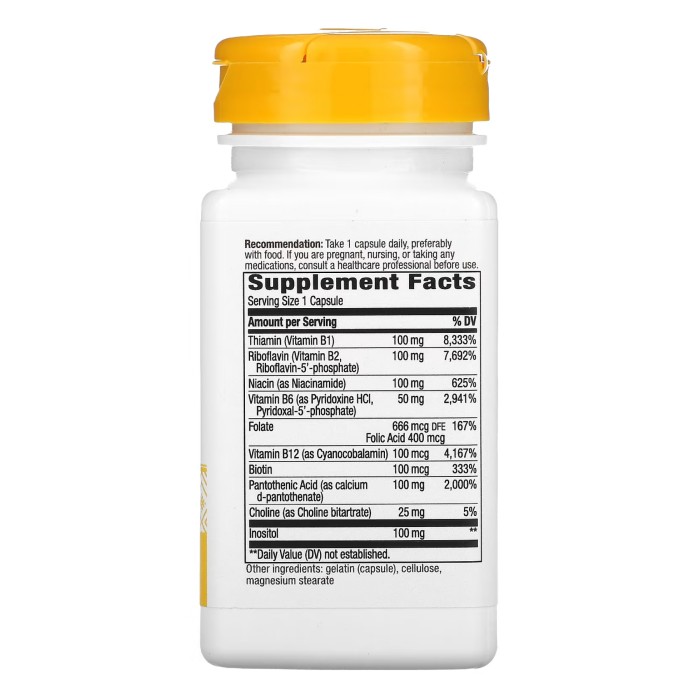 Комплекс B-100 - 60 капсул