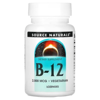 Вітаміни та мінерали Source Naturals B-12 2000 mcg, 200 льодяників