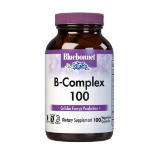 Вітаміни та мінерали Bluebonnet Nutrition В-Complex 100, 100 вегакапсул