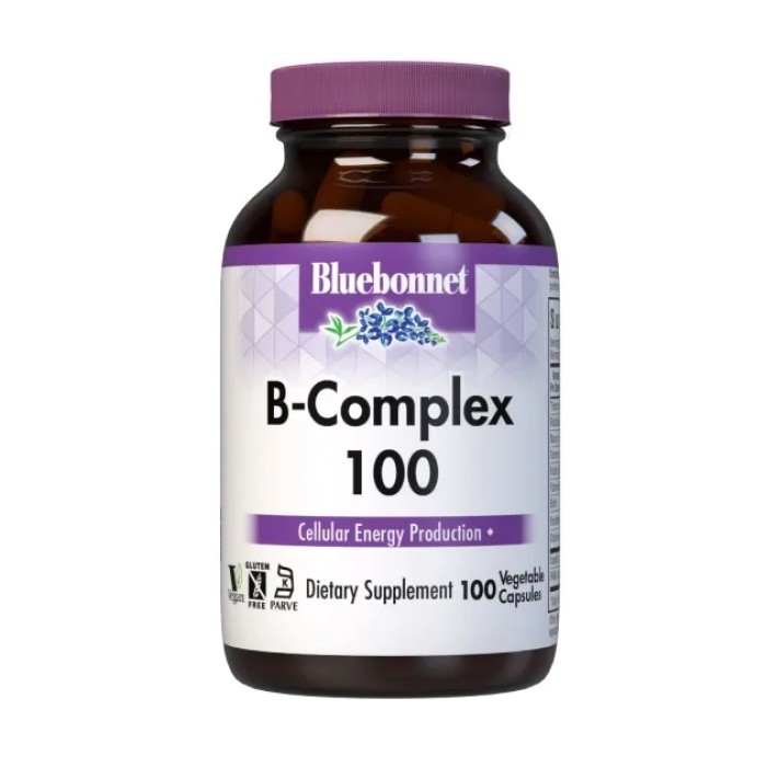 Вітаміни та мінерали Bluebonnet Nutrition В-Complex 100, 100 вегакапсул
