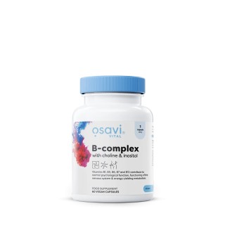 Вітаміни та мінерали Osavi B-complex with choline & inositol, 60 капсул
