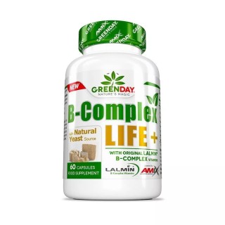 Вітаміни та мінерали Amix Nutrition GreenDay B-Complex Life+, 60 капсул