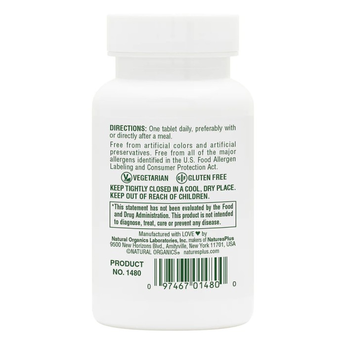 Вітаміни та мінерали Natures Plus B-Complex with Rice Bran, 90 таблеток