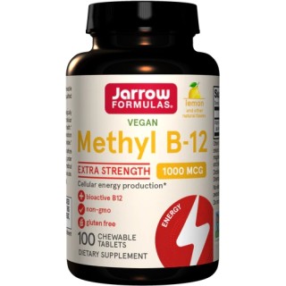 Вітаміни та мінерали Jarrow Formulas Methyl B-12 1000 mcg, 100 льодяників Лимон