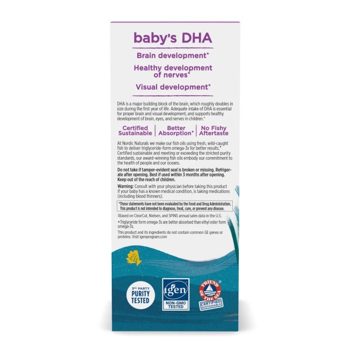 Жирні кислоти Nordic Naturals Baby's DHA, 60 мл