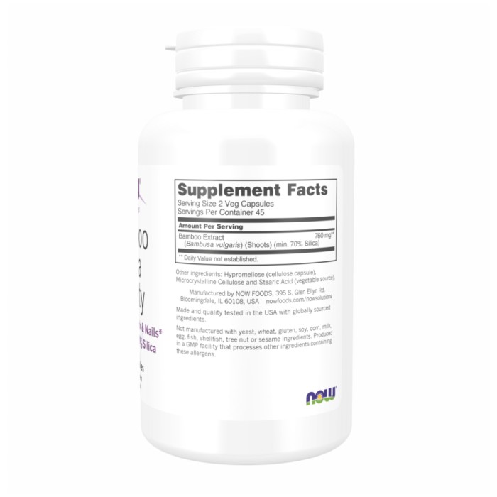 Бамбук Silica Beauty - 90 капсул