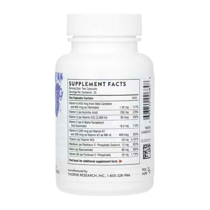 Основные питательные вещества 2 раза в день - 60 капсул