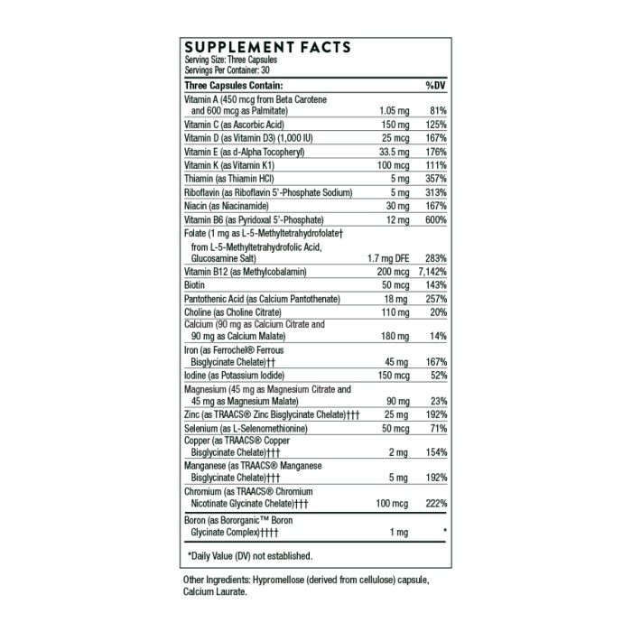 Базовий пренатальний - 90 капсул