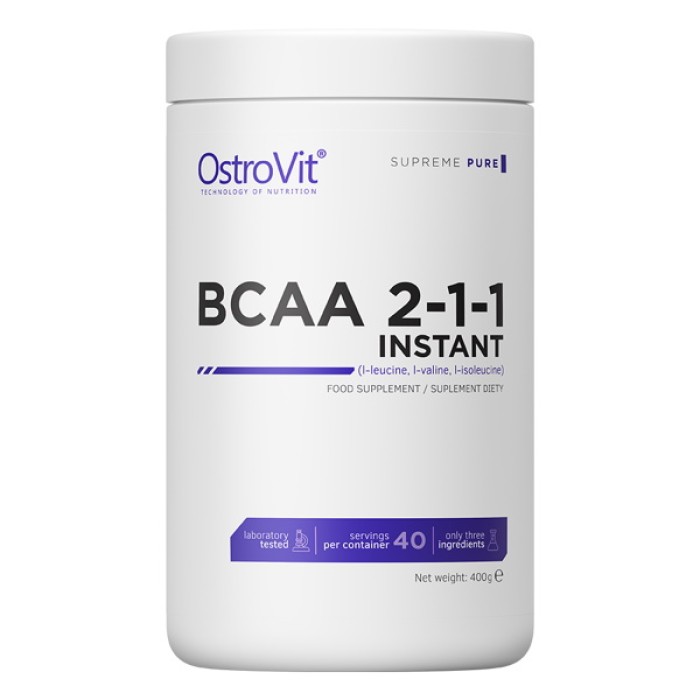 Амінокислота BCAA OstroVit BCAA 2-1-1 Instant, 400 грам