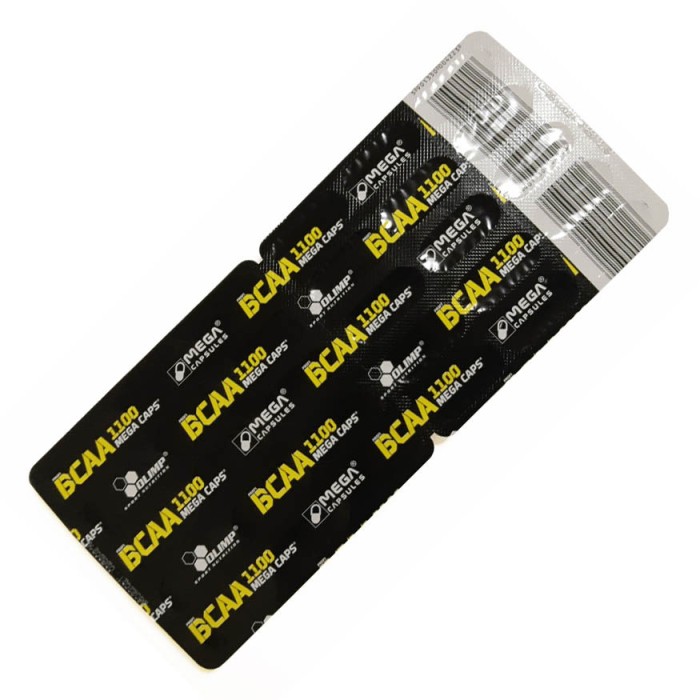 Амінокислота BCAA Olimp BCAA 1100 Mega Caps, 30 капсул