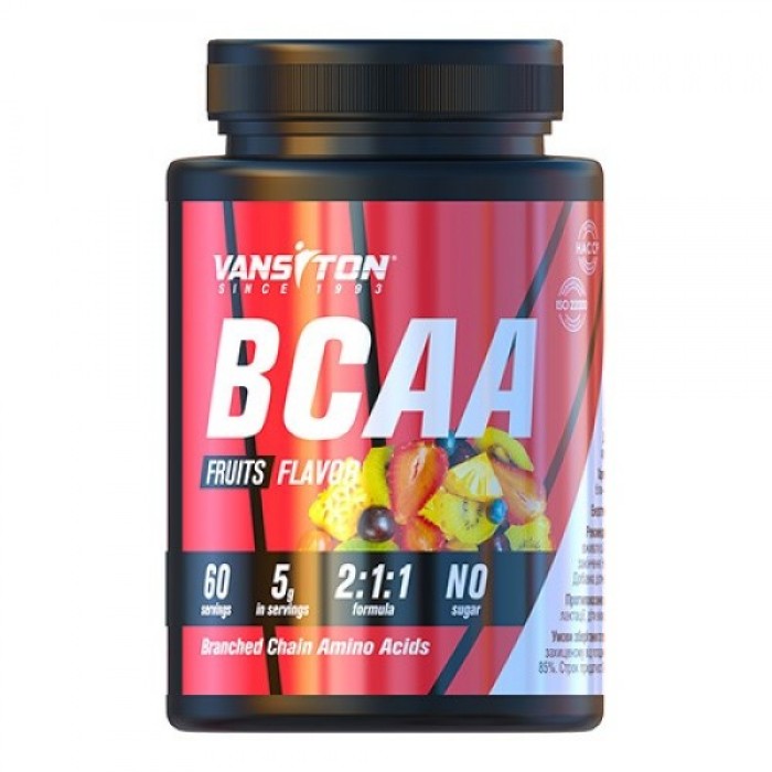Аминокислота BCAA Vansiton BCAA, 300 грамм Фруктовый пунш
