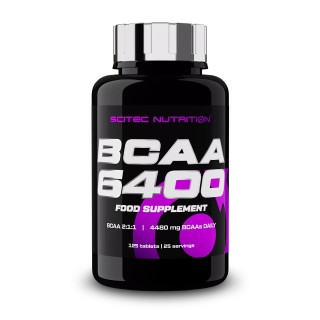 Амінокислота BCAA Scitec BCAA 6400, 125 таблеток