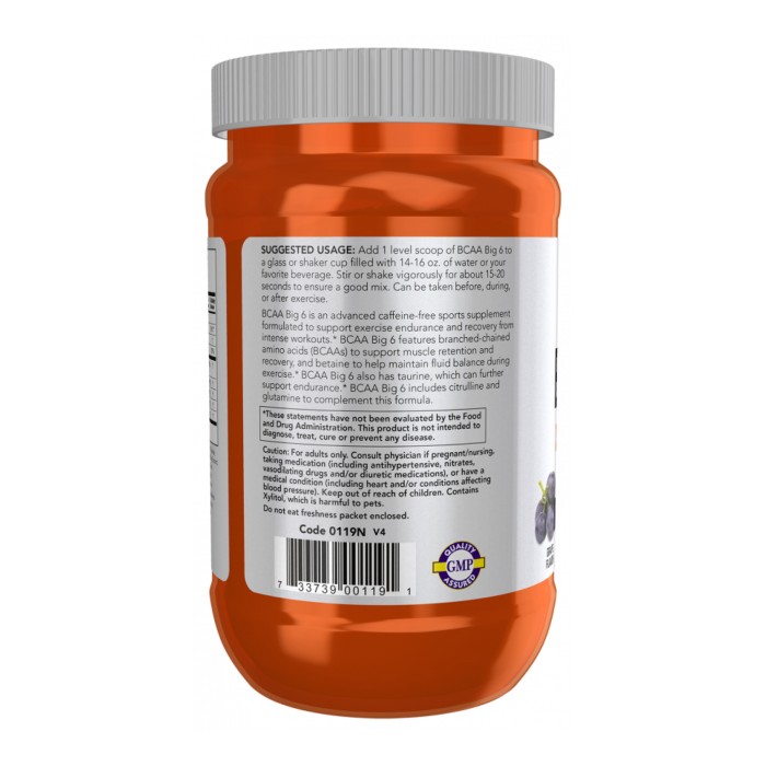 BCAA Big 6 - 600 г винограда