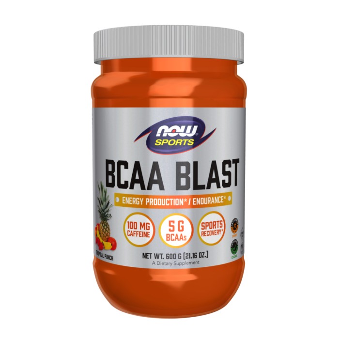 Порошок BCAA Blast - 600 г Тропічний пунш