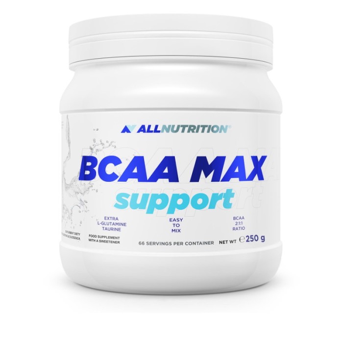 Аминокислота BCAA AllNutrition BCAA Max Support, 250 грамм