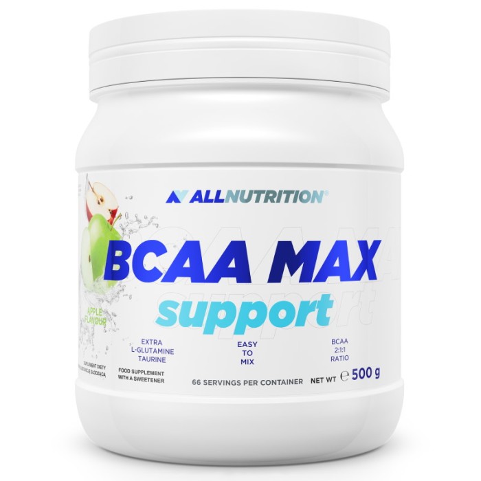 Амінокислота BCAA AllNutrition BCAA Max Support, 500 грам Яблуко