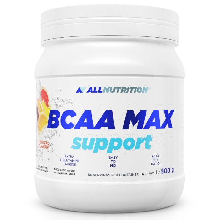 Амінокислота BCAA AllNutrition BCAA Max Support, 500 грам Тропічний