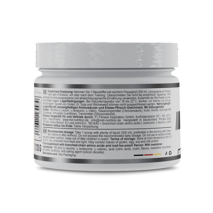 Амінокислота BCAA Healthy by MST BCAA Instant, 210 грам Апельсин