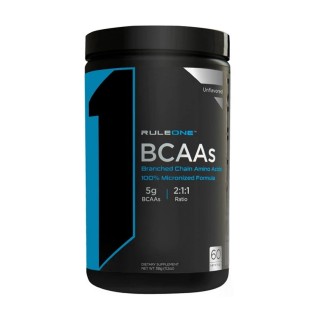 Амінокислота BCAA Rule 1 BCAA, 60 порцій Без смаку (318 грам)