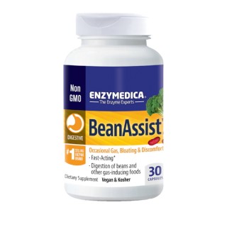 Натуральна добавка Enzymedica Bean Assist, 30 капсул