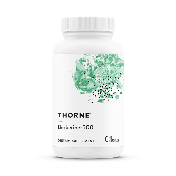 Натуральна добавка Thorne Berberine-500, 60 капсул