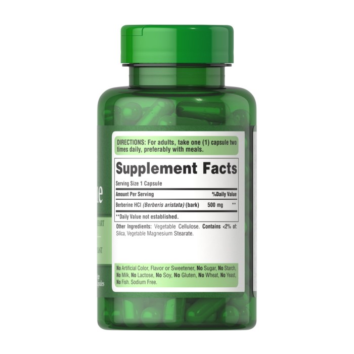 Берберин 500 мг - 60 капсул