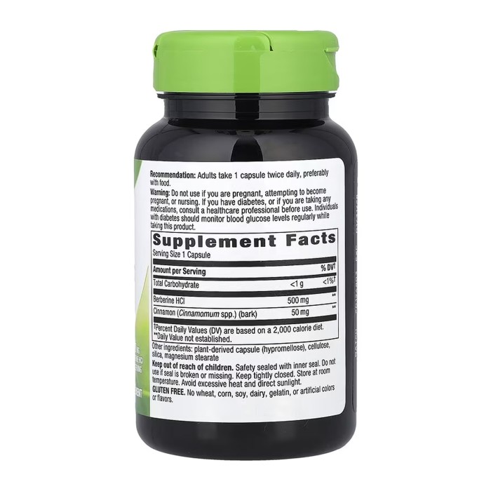 Берберин з корицею - 60 капсул